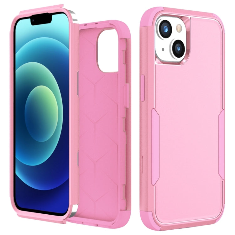Custodia per telefono in TPU + PC antiurto per pendolari, For iPhone 15 Plus, For iPhone 15