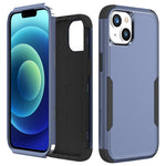 Custodia per telefono in TPU + PC antiurto per pendolari, For iPhone 15 Plus, For iPhone 15