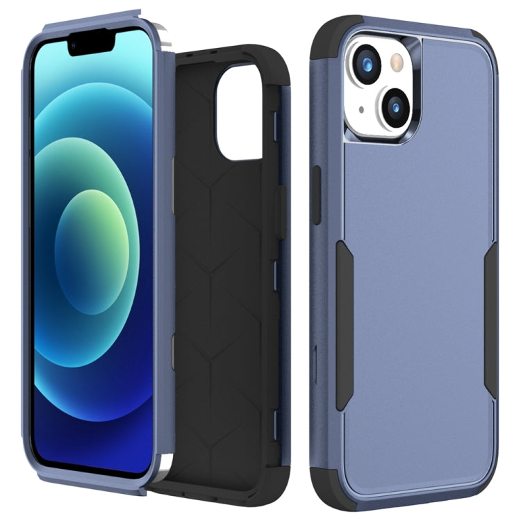 Custodia per telefono in TPU + PC antiurto per pendolari, For iPhone 15 Plus, For iPhone 15