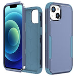 Custodia per telefono in TPU + PC antiurto per pendolari, For iPhone 15 Plus, For iPhone 15