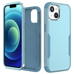 Custodia per telefono in TPU + PC antiurto per pendolari, For iPhone 15 Plus, For iPhone 15