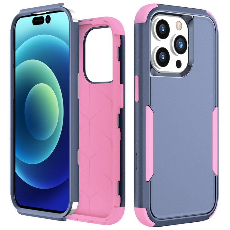 Custodia per telefono in TPU + PC antiurto per pendolari, For iPhone 15 Pro Max, For iPhone 15 Pro
