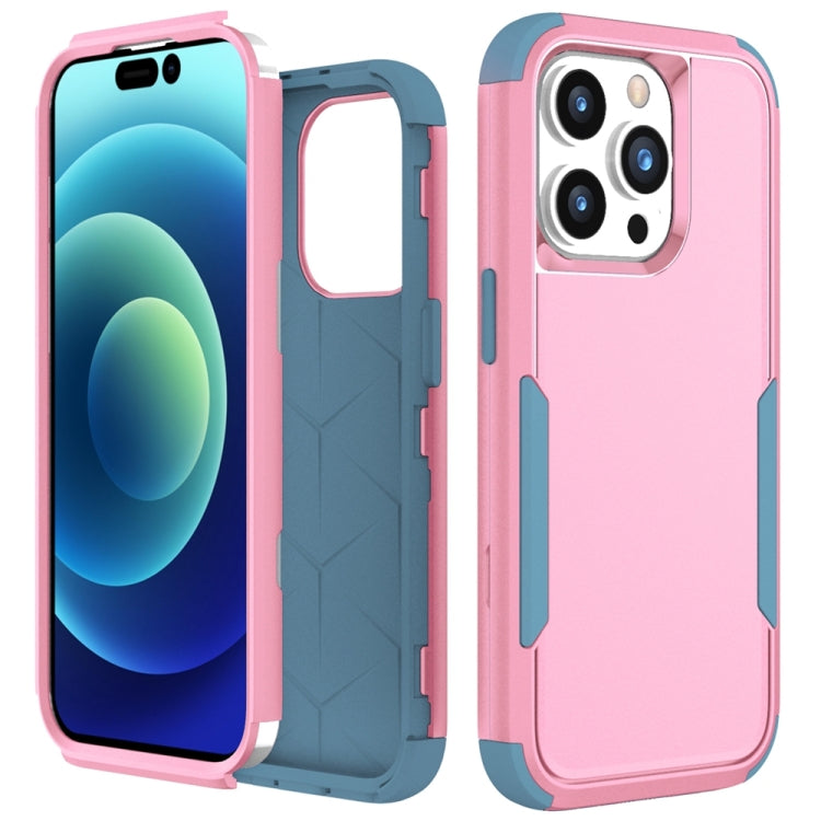 Custodia per telefono in TPU + PC antiurto per pendolari, For iPhone 15 Pro Max, For iPhone 15 Pro