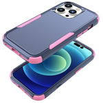 Custodia per telefono in TPU + PC antiurto per pendolari, For iPhone 15 Pro Max, For iPhone 15 Pro