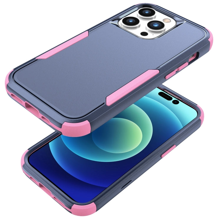 Custodia per telefono in TPU + PC antiurto per pendolari, For iPhone 15 Pro Max, For iPhone 15 Pro