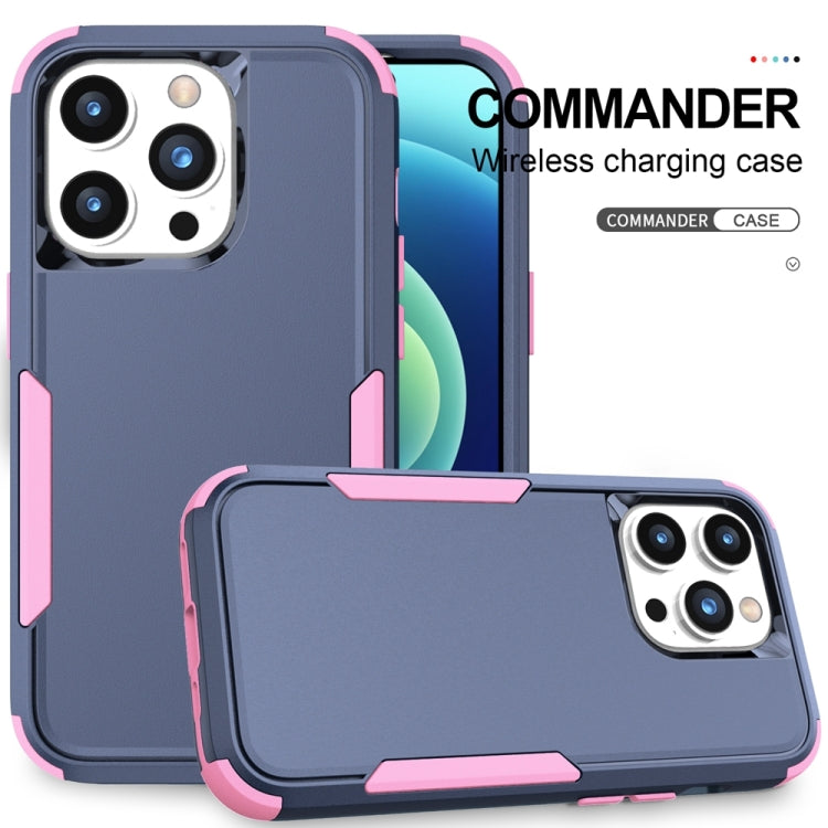 Custodia per telefono in TPU + PC antiurto per pendolari, For iPhone 15 Pro Max, For iPhone 15 Pro