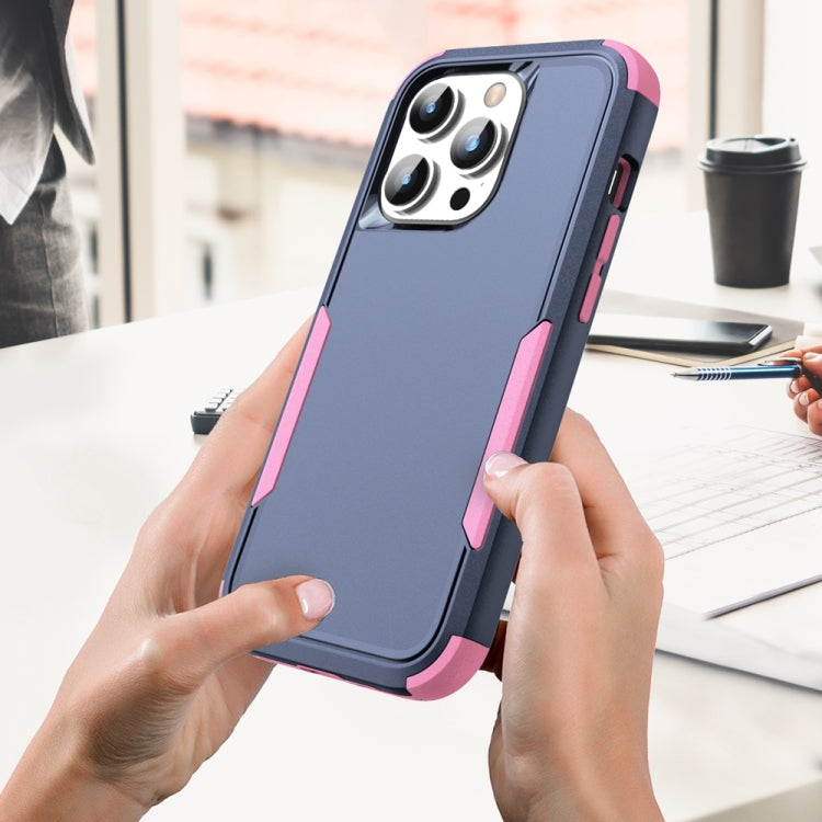 Custodia per telefono in TPU + PC antiurto per pendolari, For iPhone 15 Pro Max, For iPhone 15 Pro