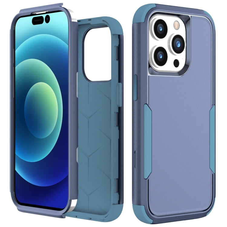 Custodia per telefono in TPU + PC antiurto per pendolari, For iPhone 15 Pro Max, For iPhone 15 Pro