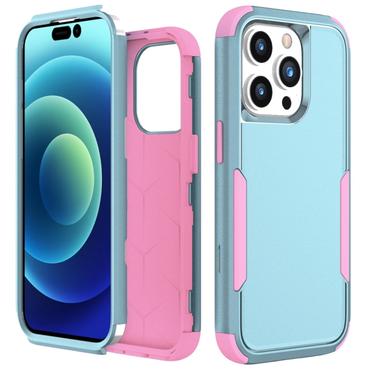 Custodia per telefono in TPU + PC antiurto per pendolari, For iPhone 15 Pro Max, For iPhone 15 Pro