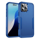 Custodia per telefono in TPU + PC antiurto per pendolari, For iPhone 16 Pro Max, For iPhone 16 Pro