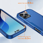 Custodia per telefono in TPU + PC antiurto per pendolari, For iPhone 16 Pro Max, For iPhone 16 Pro