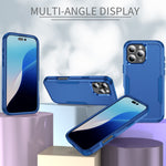 Custodia per telefono in TPU + PC antiurto per pendolari, For iPhone 16 Pro Max, For iPhone 16 Pro