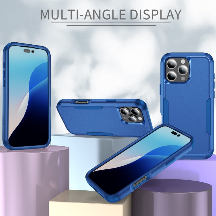 Custodia per telefono in TPU + PC antiurto per pendolari, For iPhone 16 Pro Max, For iPhone 16 Pro