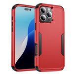Custodia per telefono in TPU + PC antiurto per pendolari, For iPhone 16 Pro Max, For iPhone 16 Pro