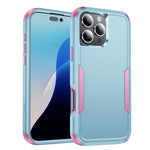 Custodia per telefono in TPU + PC antiurto per pendolari, For iPhone 16 Pro Max, For iPhone 16 Pro