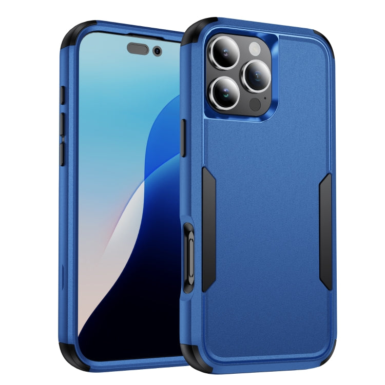 Custodia per telefono in TPU + PC antiurto per pendolari, For iPhone 16 Pro Max, For iPhone 16 Pro