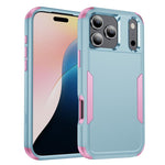 Custodia per telefono in TPU + PC antiurto per pendolari, For iPhone 18 Pro / 17 Pro, For iPhone 18 Pro Max / 17 Pro Max
