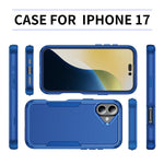 Custodia per telefono in TPU + PC antiurto per pendolari, For iPhone 17, For iPhone 17 Air
