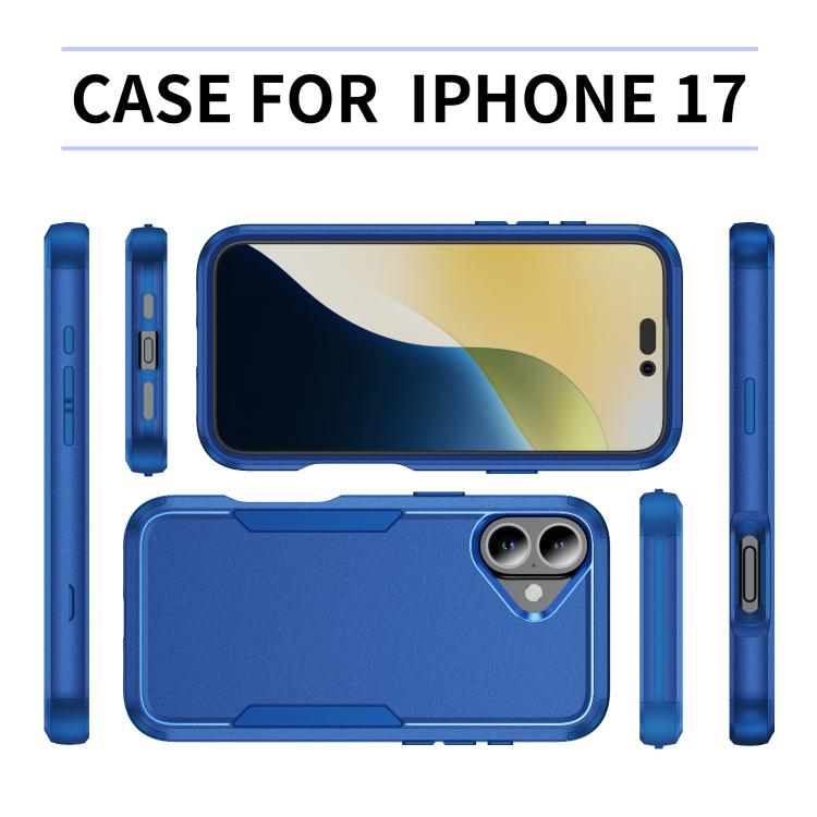 Custodia per telefono in TPU + PC antiurto per pendolari, For iPhone 17, For iPhone 17 Air