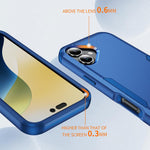 Custodia per telefono in TPU + PC antiurto per pendolari, For iPhone 17, For iPhone 17 Air