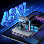 JOYROOM JR-CCB01 Trasmettitore FM wireless per auto a doppio microfono da 48 W, JR-CCB01