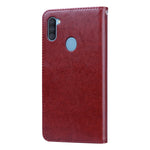 Custodia in pelle PU con vibrazione orizzontale in rilievo rosa con supporto, slot per carte e portafoglio, For Samsung Galaxy A11, For Samsung Galaxy A31, For Samsung Galaxy A41, For Samsung Galaxy M30s / M21