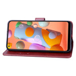 Custodia in pelle PU con vibrazione orizzontale in rilievo rosa con supporto, slot per carte e portafoglio, For Samsung Galaxy A11, For Samsung Galaxy A31, For Samsung Galaxy A41, For Samsung Galaxy M30s / M21