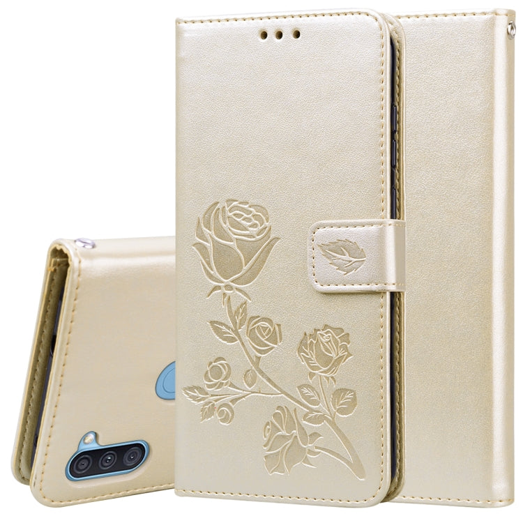 Custodia in pelle PU con vibrazione orizzontale in rilievo rosa con supporto, slot per carte e portafoglio, For Samsung Galaxy A11, For Samsung Galaxy A31, For Samsung Galaxy A41, For Samsung Galaxy M30s / M21