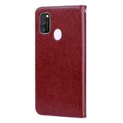 Custodia portafoglio in pelle PU rosa per Samsung Galaxy M30s M21