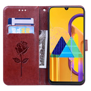 Custodia portafoglio in pelle PU rosa per Samsung Galaxy M30s M21