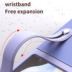 Custodia per telefono pieghevole con cinturino in pelle a contrasto, For Samsung Galaxy Z Flip5