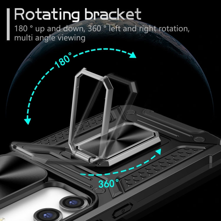 Custodia per telefono PC ibrida Camshield Robot TPU, For Samsung Galaxy S23 5G, For Samsung Galaxy A13 4G/5G, For Samsung Galaxy A23 / M23, For Samsung Galaxy A33 5G