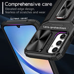 Custodia per telefono PC ibrida Camshield Robot TPU, For Samsung Galaxy A34 5G, For Samsung Galaxy A54 5G, For Samsung Galaxy S23 Ultra 5G, For Samsung Galaxy S23+ 5G