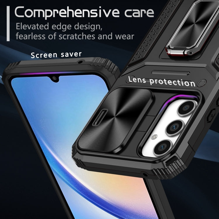 Custodia per telefono PC ibrida Camshield Robot TPU, For Samsung Galaxy A34 5G, For Samsung Galaxy A54 5G, For Samsung Galaxy S23 Ultra 5G, For Samsung Galaxy S23+ 5G