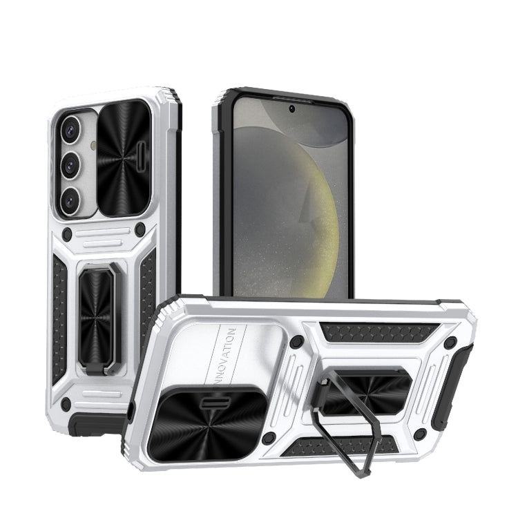 Custodia per telefono PC ibrida Camshield Robot TPU, For Samsung Galaxy S24 Ultra 5G, For Samsung Galaxy S24+ 5G, For Samsung Galaxy S24 5G, For Samsung Galaxy A14 4G/5G