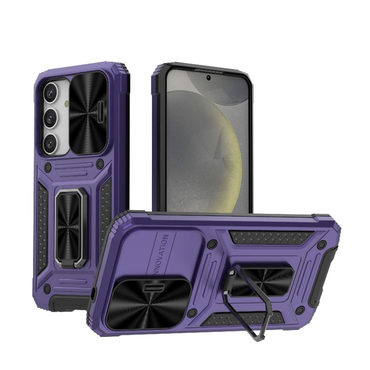 Custodia per telefono PC ibrida Camshield Robot TPU, For Samsung Galaxy S24 Ultra 5G, For Samsung Galaxy S24+ 5G, For Samsung Galaxy S24 5G, For Samsung Galaxy A14 4G/5G