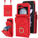 Custodia portafoglio Samsung Galaxy Z Flip7 con slot RFID