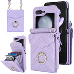 Custodia portafoglio Samsung Galaxy Z Flip7 con slot RFID