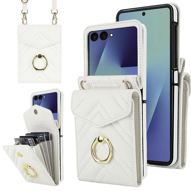 Custodia portafoglio Samsung Galaxy Z Flip7 con slot RFID