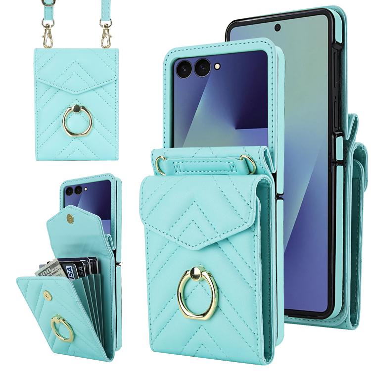 Custodia portafoglio Samsung Galaxy Z Flip7 con slot RFID