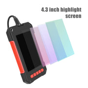 Endoscopio industriale con schermo verticale integrato portatile P40 da 3,9 mm rosso HD impermeabile, 2m, 5m, 10m