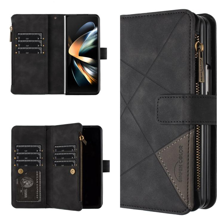 Custodia per cellulare in pelle con cerniera a rombo, For Galaxy Z Fold8 5G, For Samsung Galaxy Z Fold7, For Samsung Galaxy Z Fold6, For Samsung Galaxy Z Fold5