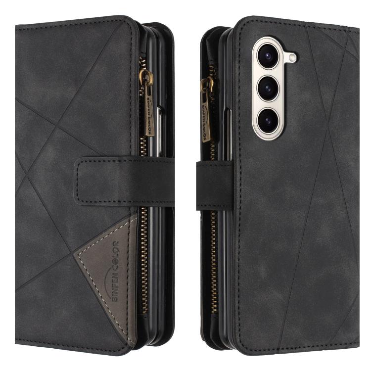 Custodia per cellulare in pelle con cerniera a rombo, For Galaxy Z Fold8 5G, For Samsung Galaxy Z Fold7, For Samsung Galaxy Z Fold6, For Samsung Galaxy Z Fold5