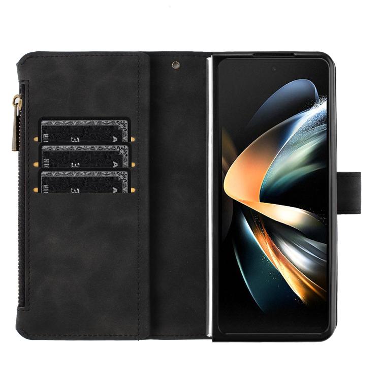 Custodia per cellulare in pelle con cerniera a rombo, For Galaxy Z Fold8 5G, For Samsung Galaxy Z Fold7, For Samsung Galaxy Z Fold6, For Samsung Galaxy Z Fold5