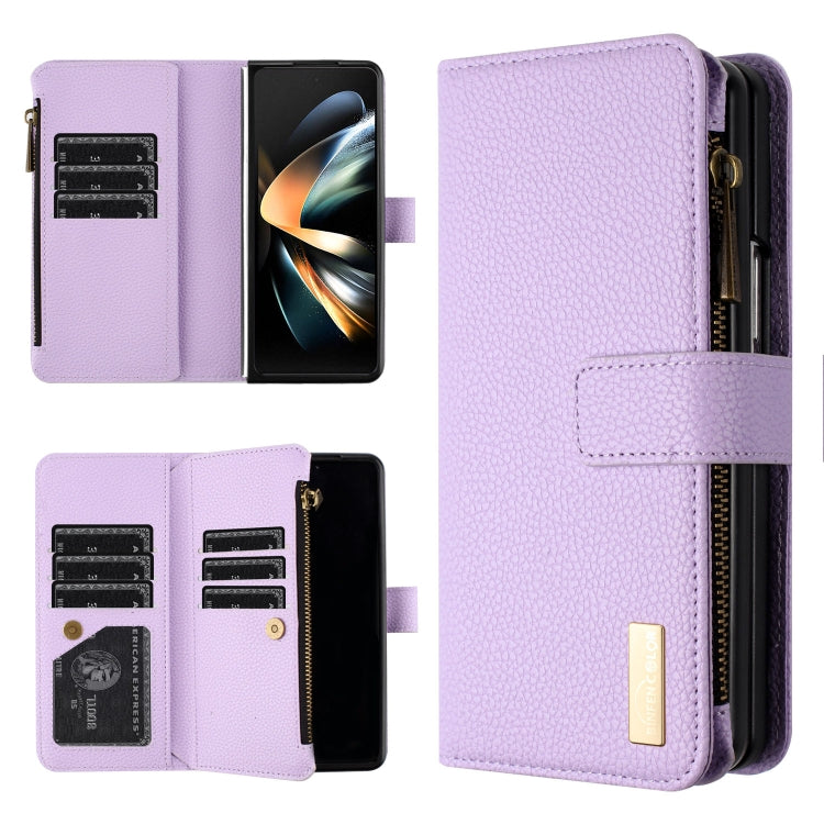 Custodia portafoglio in pelle per Samsung Galaxy Z Fold5