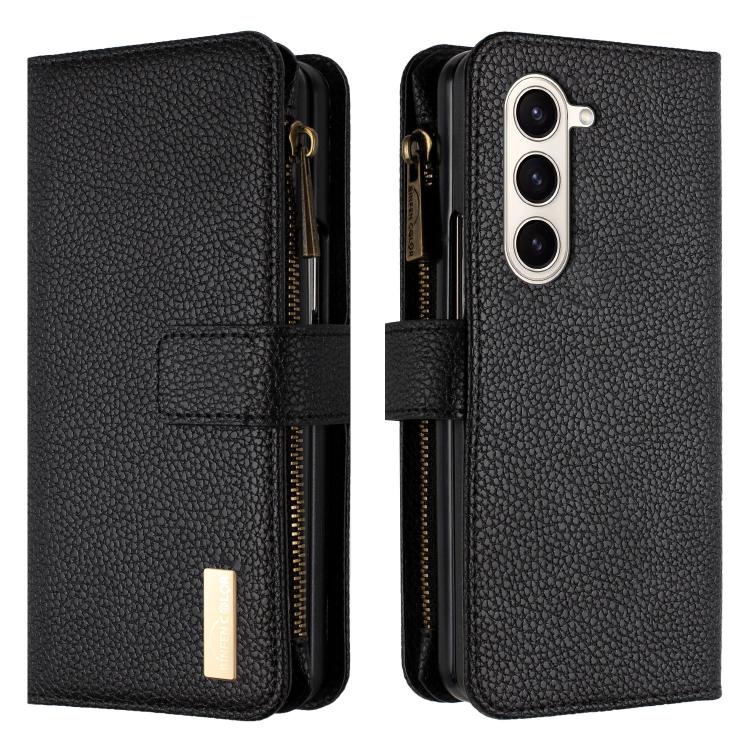 Custodia portafoglio in pelle per Samsung Galaxy Z Fold5