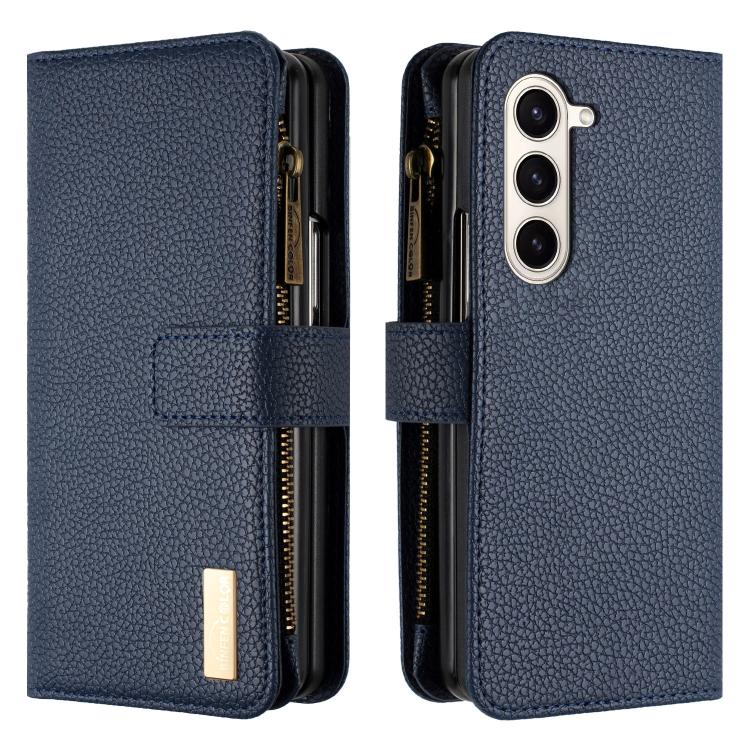 Custodia portafoglio in pelle per Samsung Galaxy Z Fold5