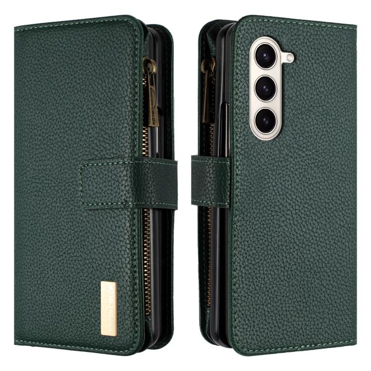Custodia portafoglio in pelle per Samsung Galaxy Z Fold5