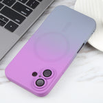 Custodia per telefono MagSafe sfumata in silicone TPU liquido, For iPhone 16, For iPhone 15 Pro Max, For iPhone 15 Pro, For iPhone 15 Plus