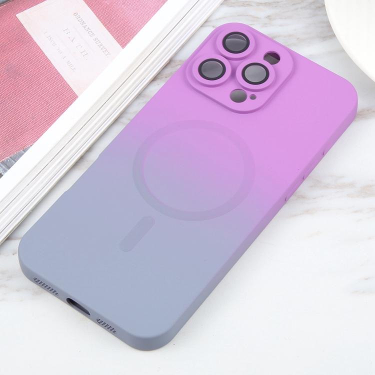 Custodia per telefono MagSafe sfumata in silicone TPU liquido, For iPhone 17e / 16e, For iPhone 17 Pro Max, For iPhone 17 Pro, For iPhone 17